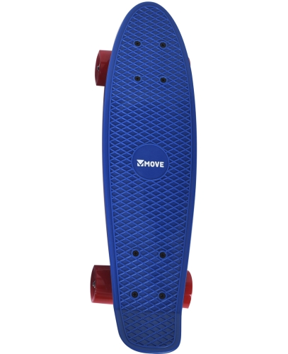 Move Old School Skateboard blu